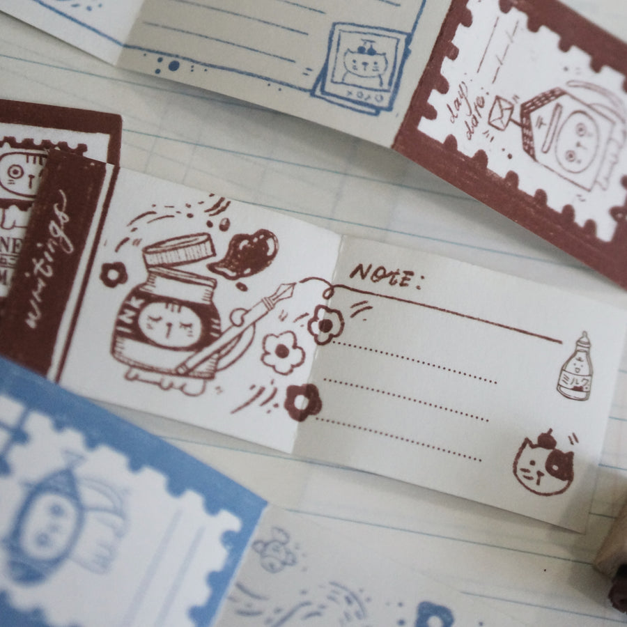 Black Milk Project Neko Mail Washi sticker Tear-out Booklet