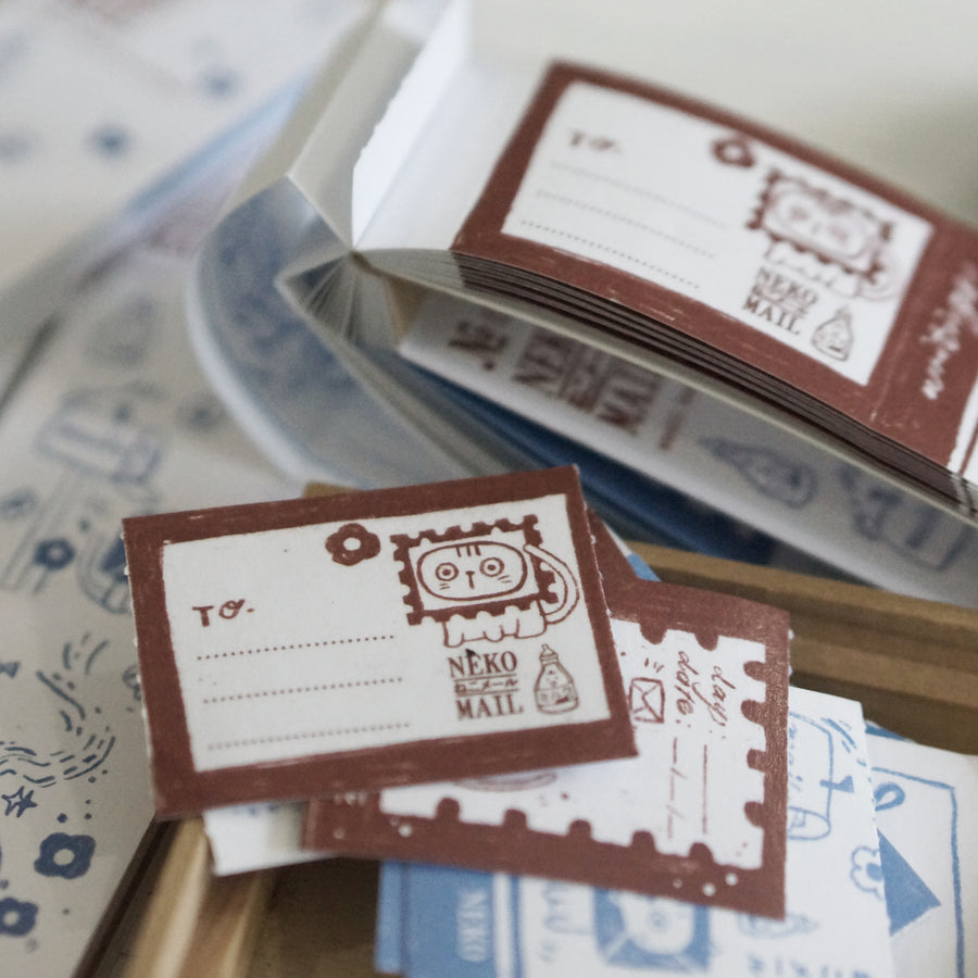 Black Milk Project Neko Mail Washi sticker Tear-out Booklet