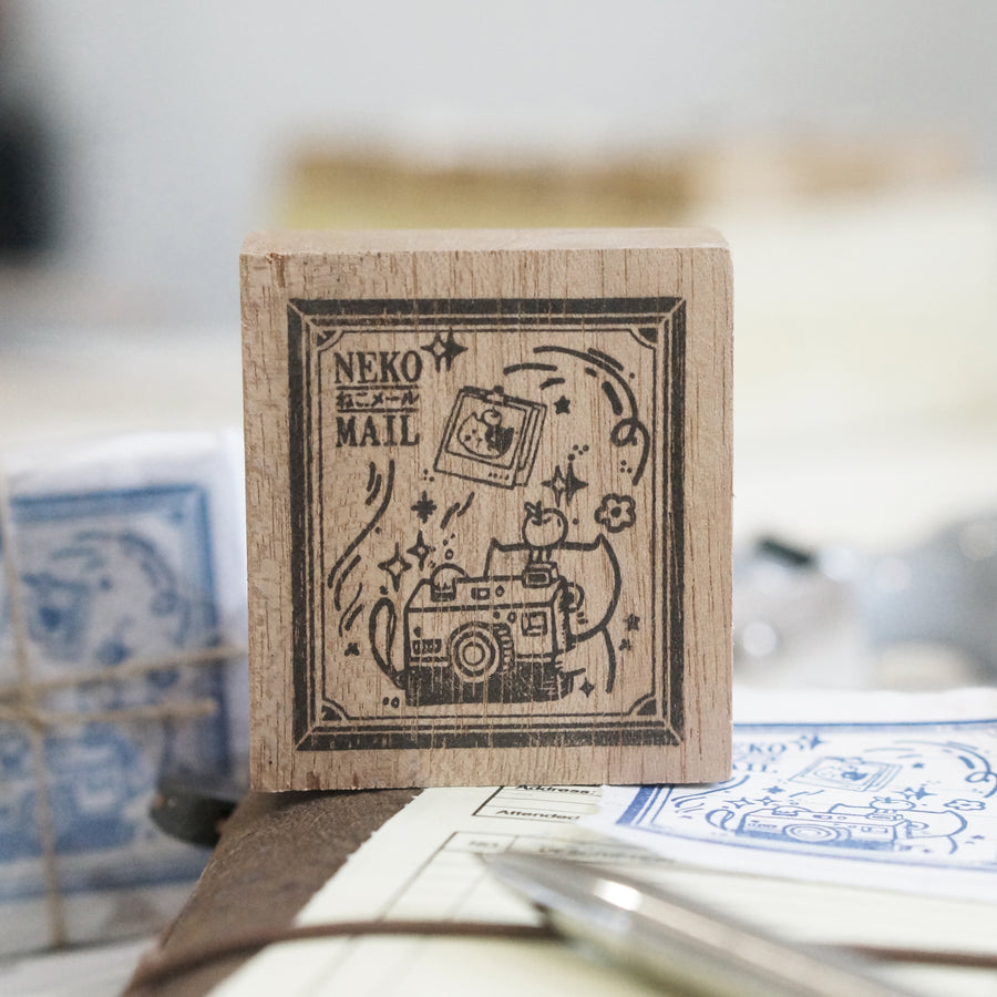 Black Milk Project Neko Mail (L) Rubber Stamp