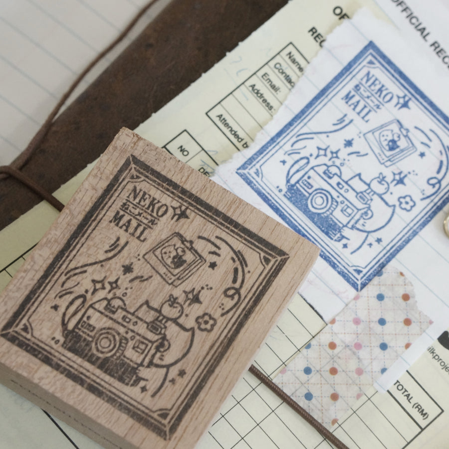 Black Milk Project Neko Mail (L) Rubber Stamp
