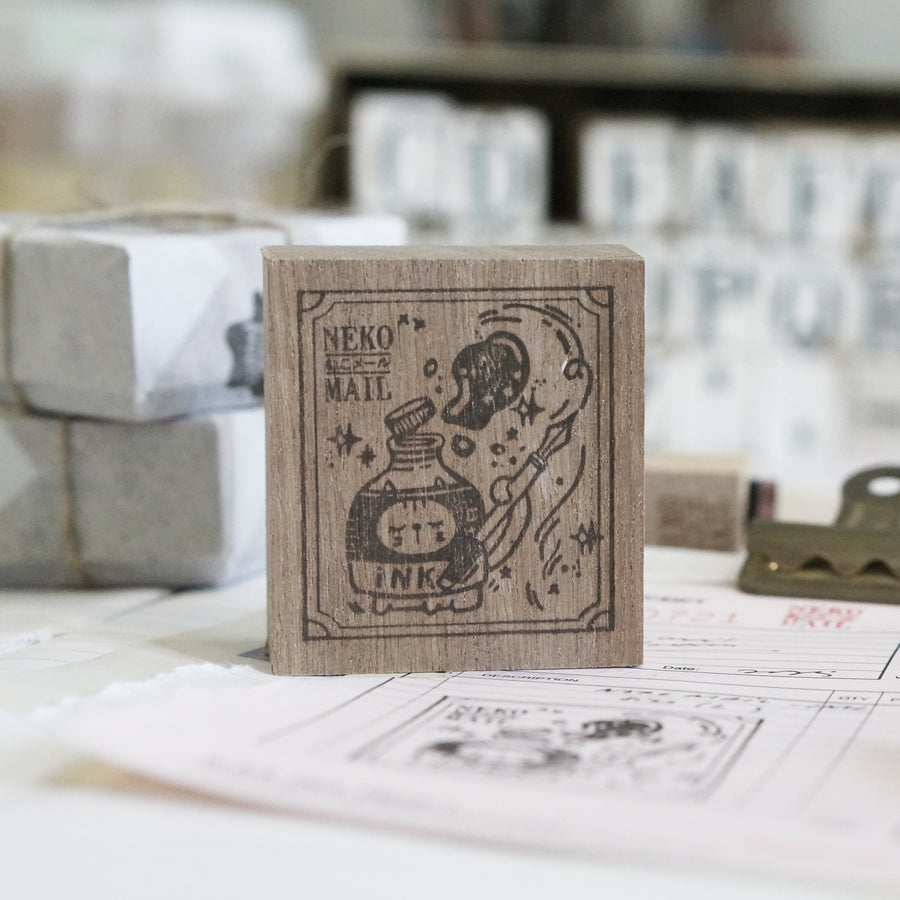 Black Milk Project Neko Mail (L) Rubber Stamp