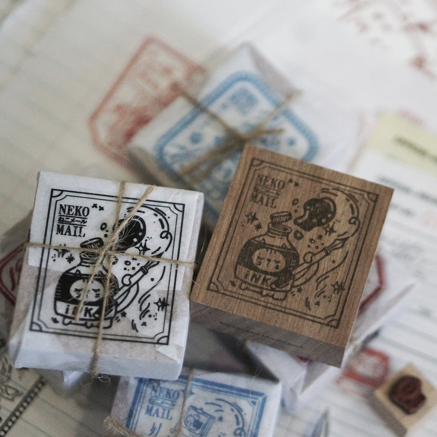 Black Milk Project Neko Mail (L) Rubber Stamp