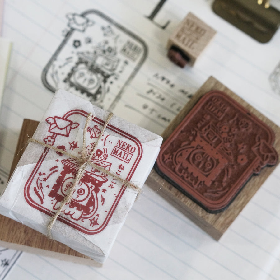 Black Milk Project Neko Mail (L) Rubber Stamp