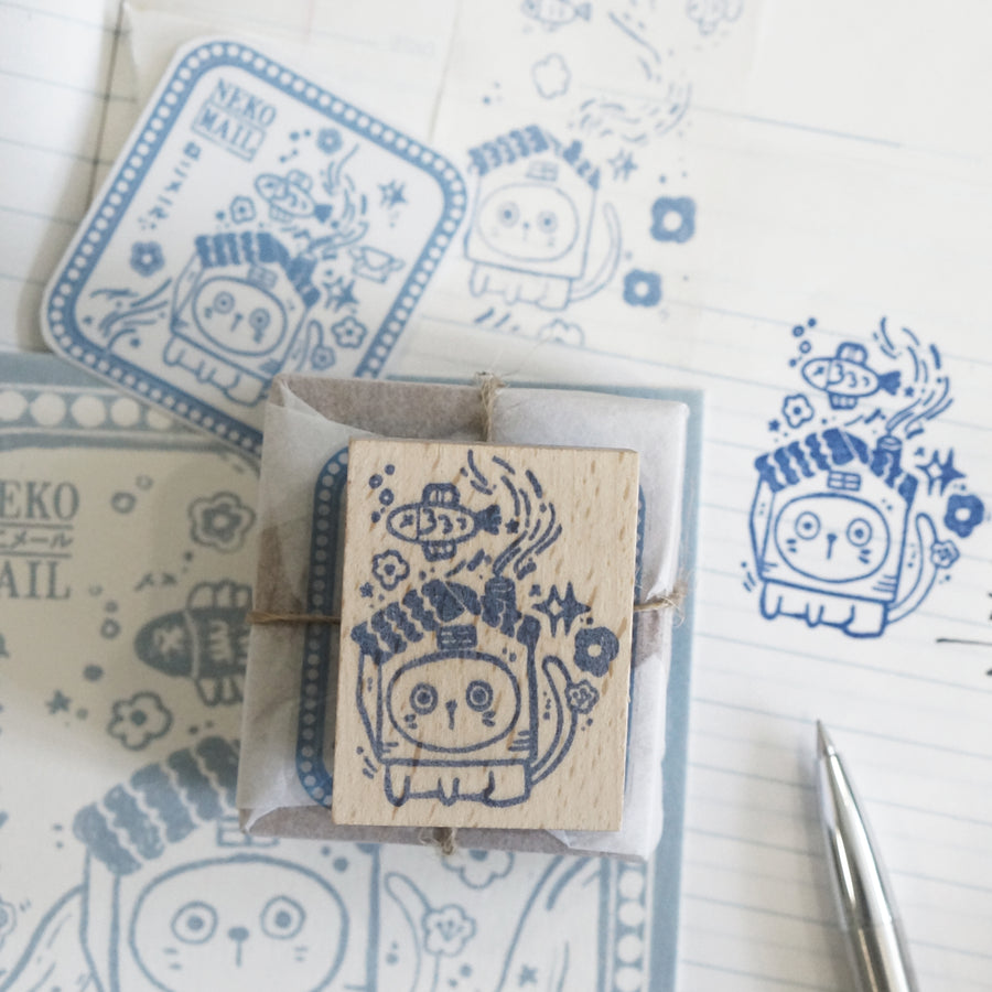 Black Milk Project Neko Mail (M) Rubber Stamp