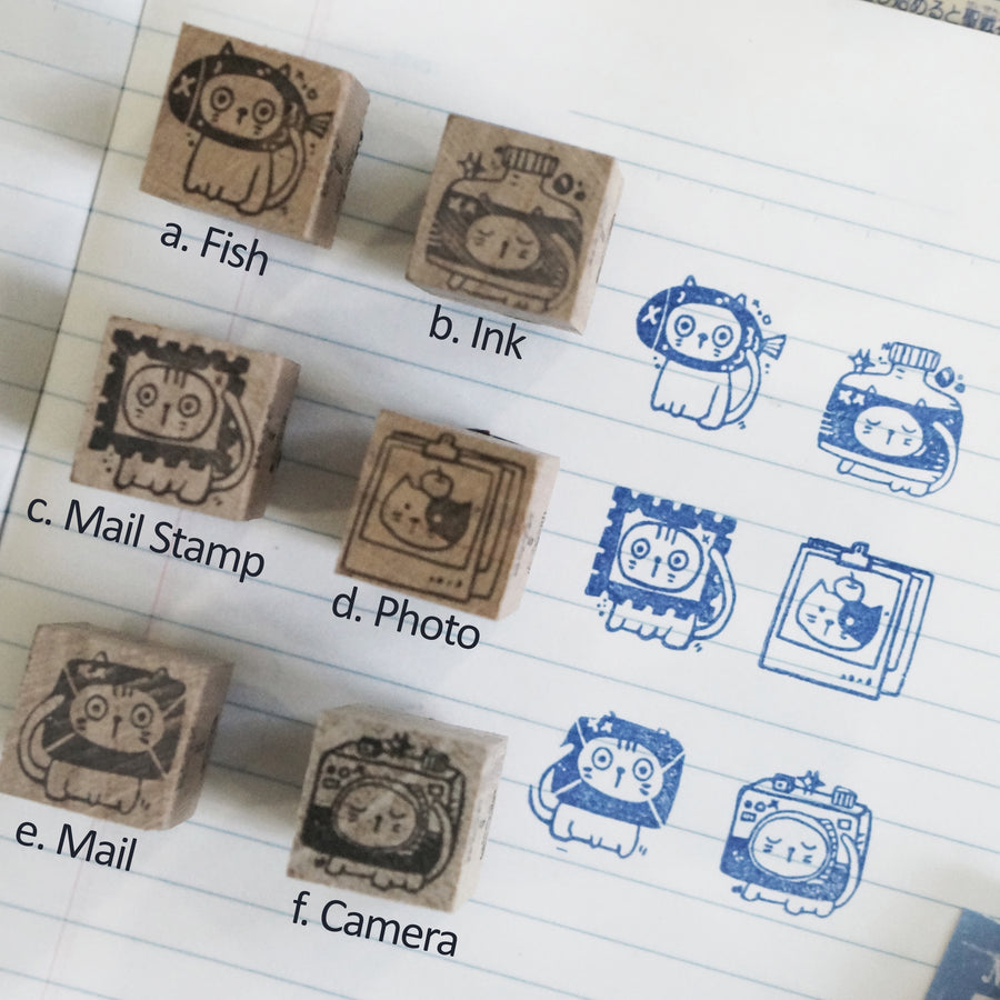 Black Milk Project Neko Mail (S) Rubber Stamp