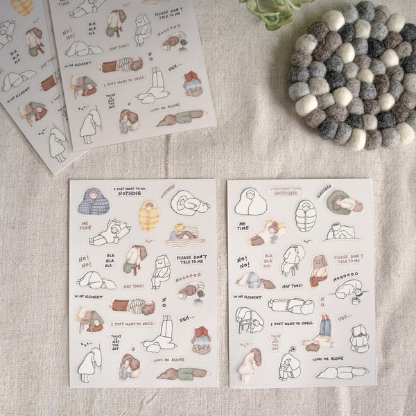 Shō Littlehappiness Today is not the day Transparent Sticker （2/sheet ...