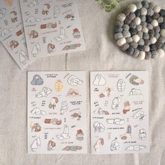 Shō Littlehappiness Today is not the day Transparent Sticker （2/sheet)