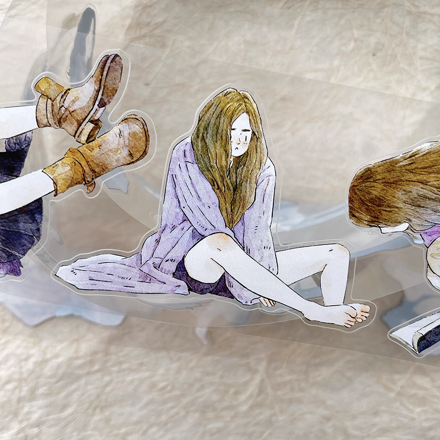 Ding ding girls pre- cut pet tape - 40