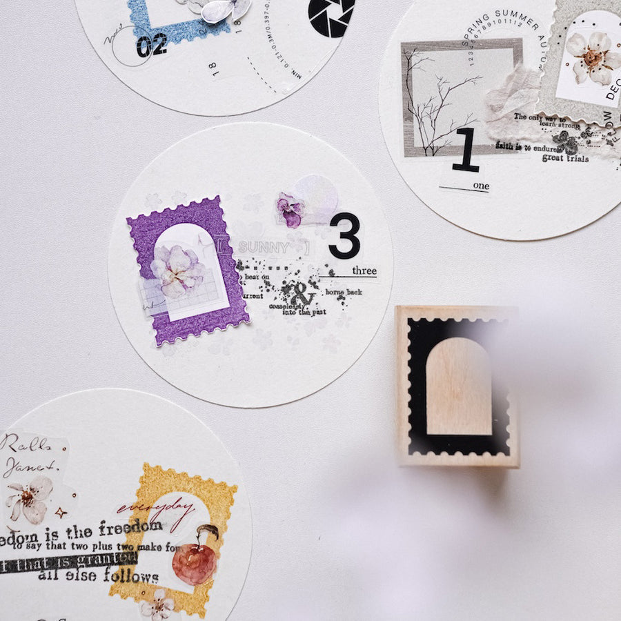 Jennyuanzi Frame Series rubber stamps