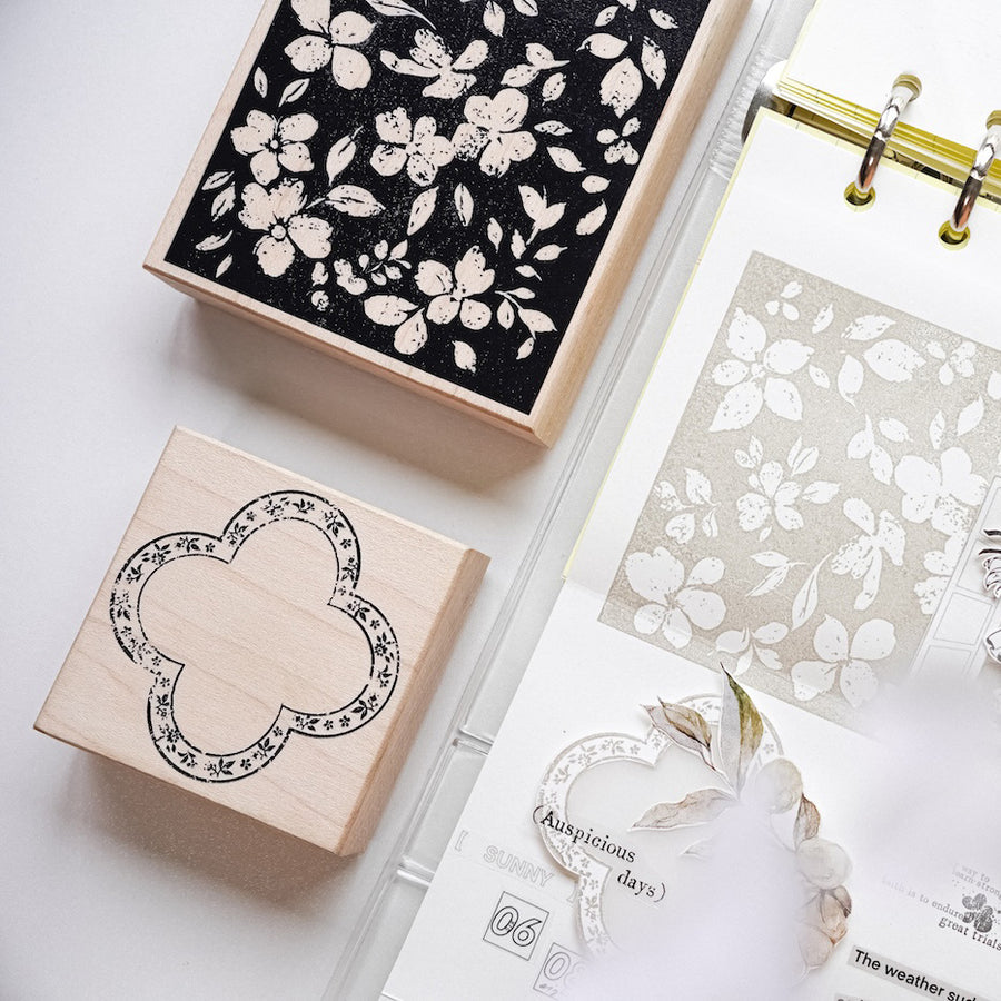 Jennyuanzi Frame Series rubber stamps