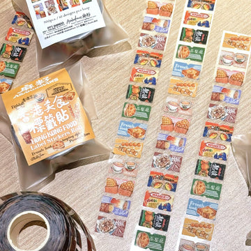 Asakodraws Hong Kong Food Label Sticker Roll