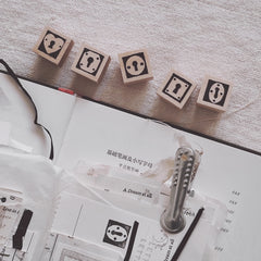 Penny.fei Little Graffiti - Key Hole Series Rubber stamp