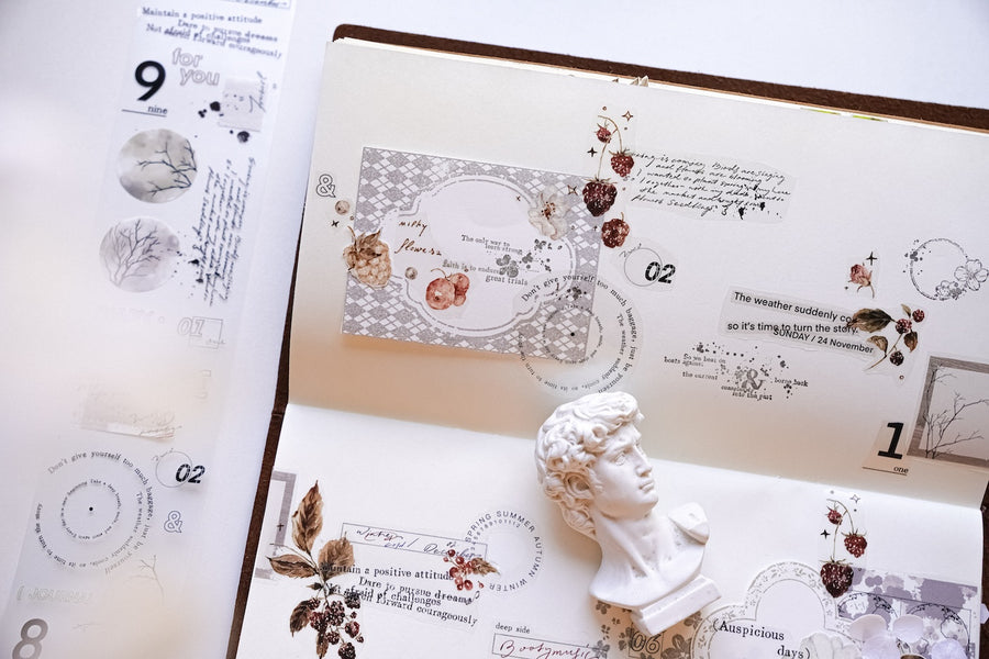 Jennyuanzi Frame Series rubber stamps