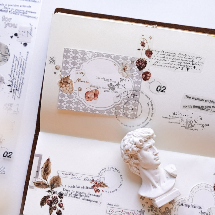 Jennyuanzi Frame Series rubber stamps