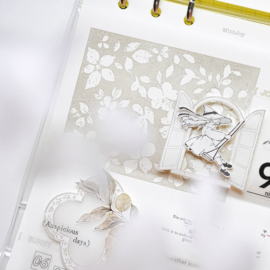 Jennyuanzi Frame Series rubber stamps