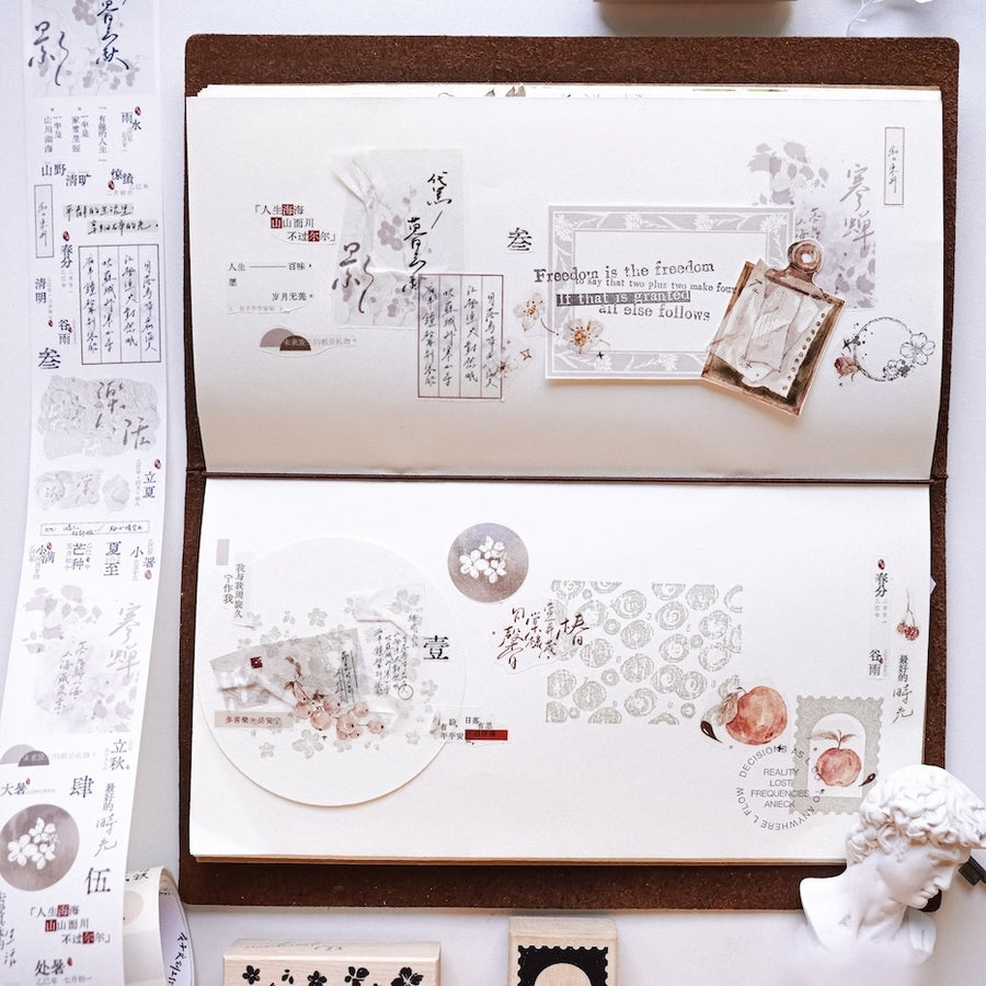 Jennyuanzi 《Muttering Words》Pet Tape / Washi tape
