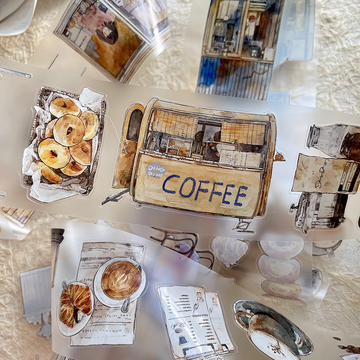 Ding ding girls pre- cut pet tape - 50 coffee time