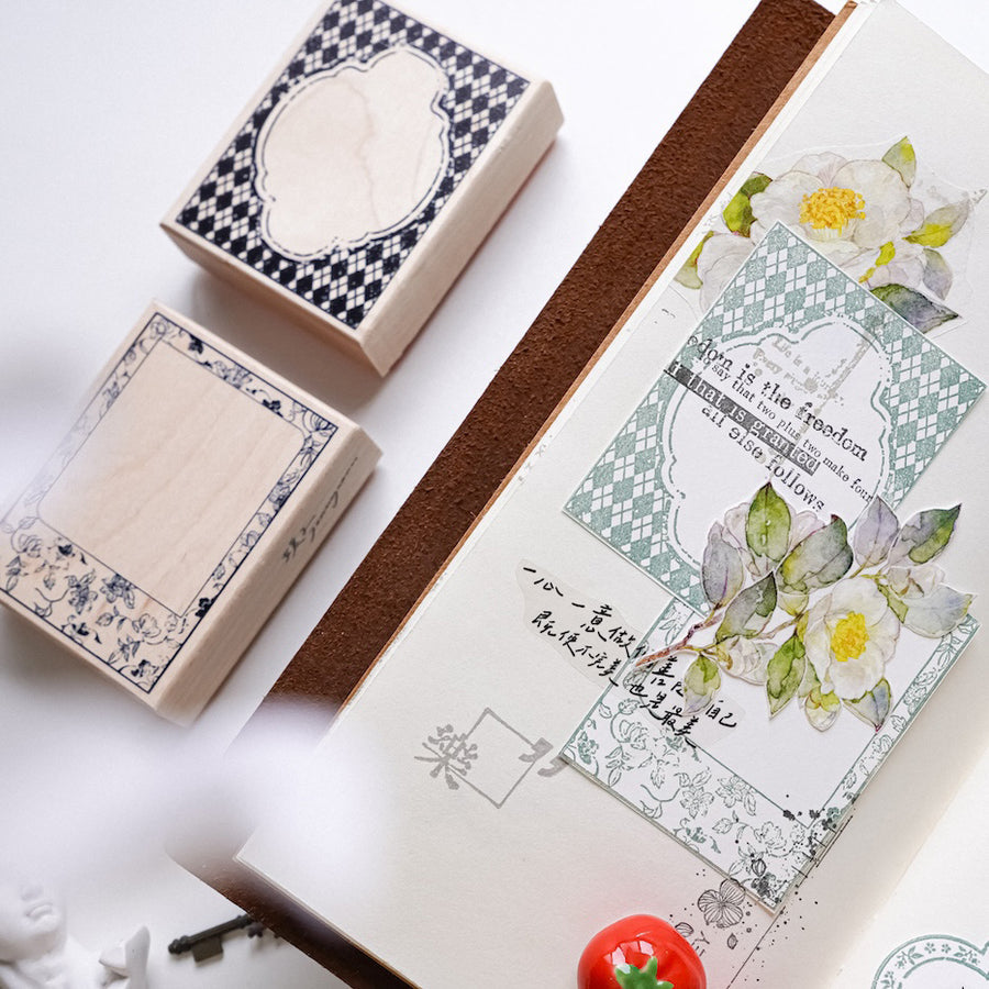 Jennyuanzi Frame Series rubber stamps