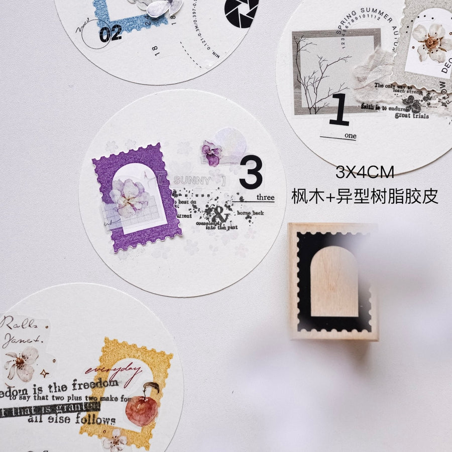 Jennyuanzi Frame Series rubber stamps