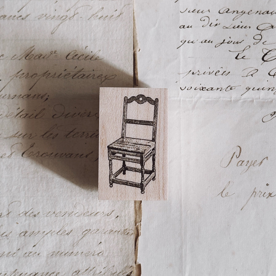 Penny.fei Vintage Desk & Chair Rubber stamp – journalpages