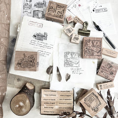 Black Milk Project Pages of Me Rubber Stamp