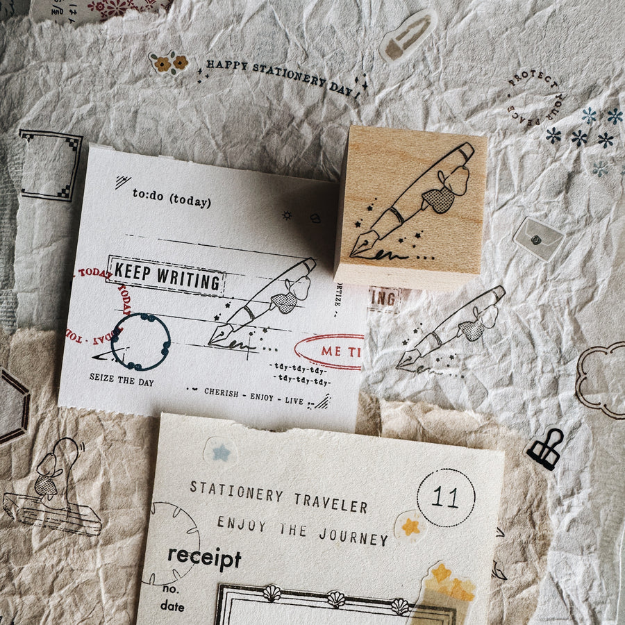 Penspapersplanner rubber Stamps - The Ink Keeper