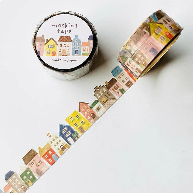 Mind Wave Seamless Die-Cut Washi Tape - House
