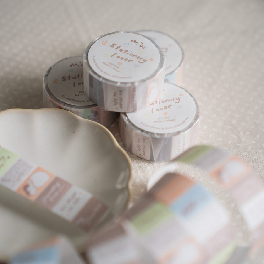 Shō Littlehappiness label sticker - Stationery Lover