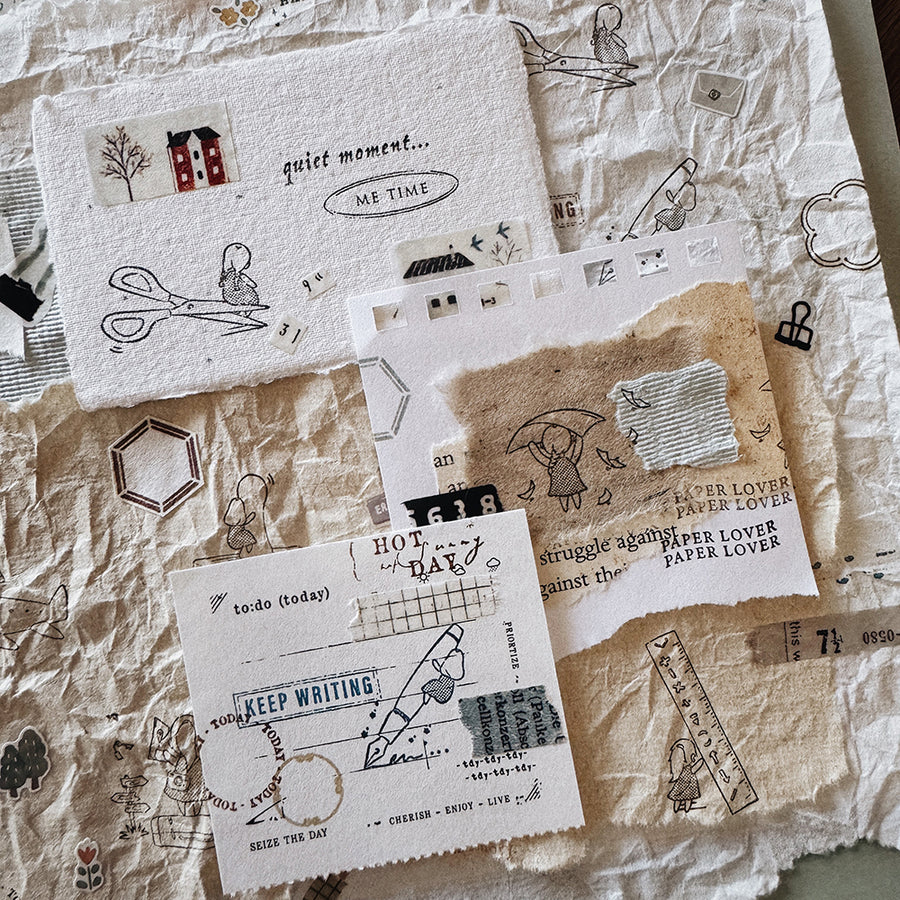 Penspapersplanner rubber Stamps - The Ink Keeper