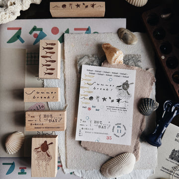 Penspapersplanner rubber Stamps - Summer Series