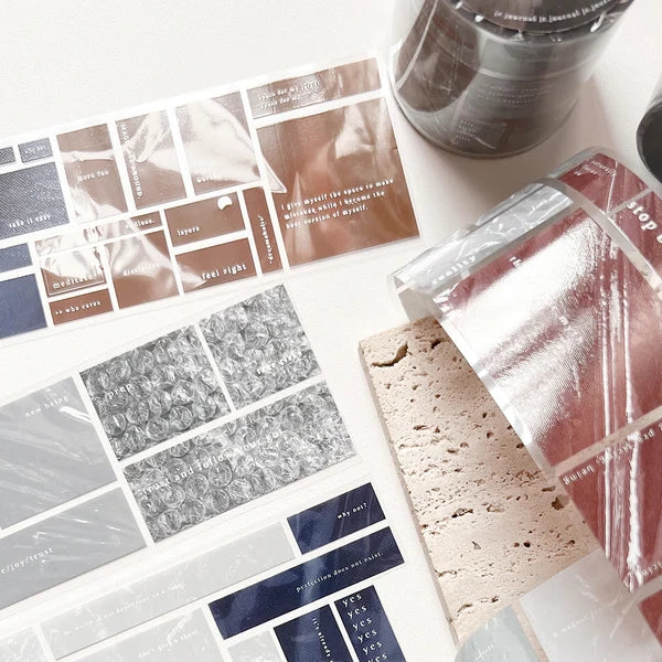Jr.Journal Solid Tag Glossy PET Tape