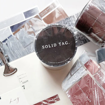 Jr.Journal Solid Tag Glossy PET Tape