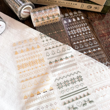 Jr.Journal Knitting Rose Gold Kiss-cut Tape