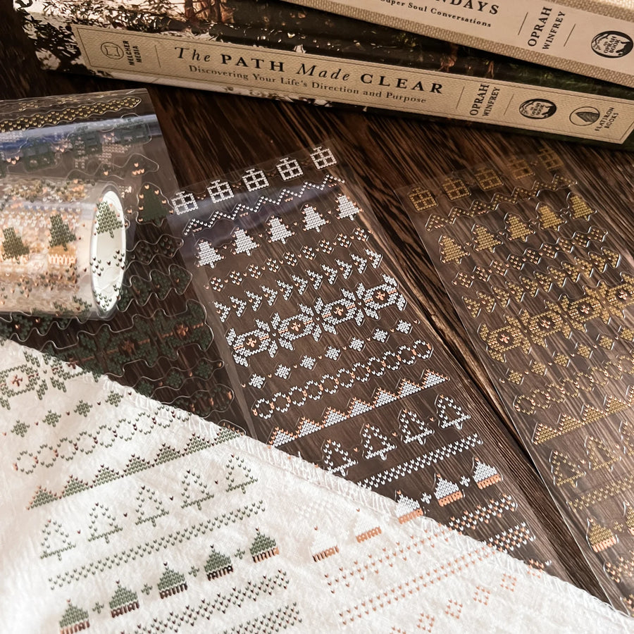 Jr.Journal Knitting Rose Gold Kiss-cut Tape