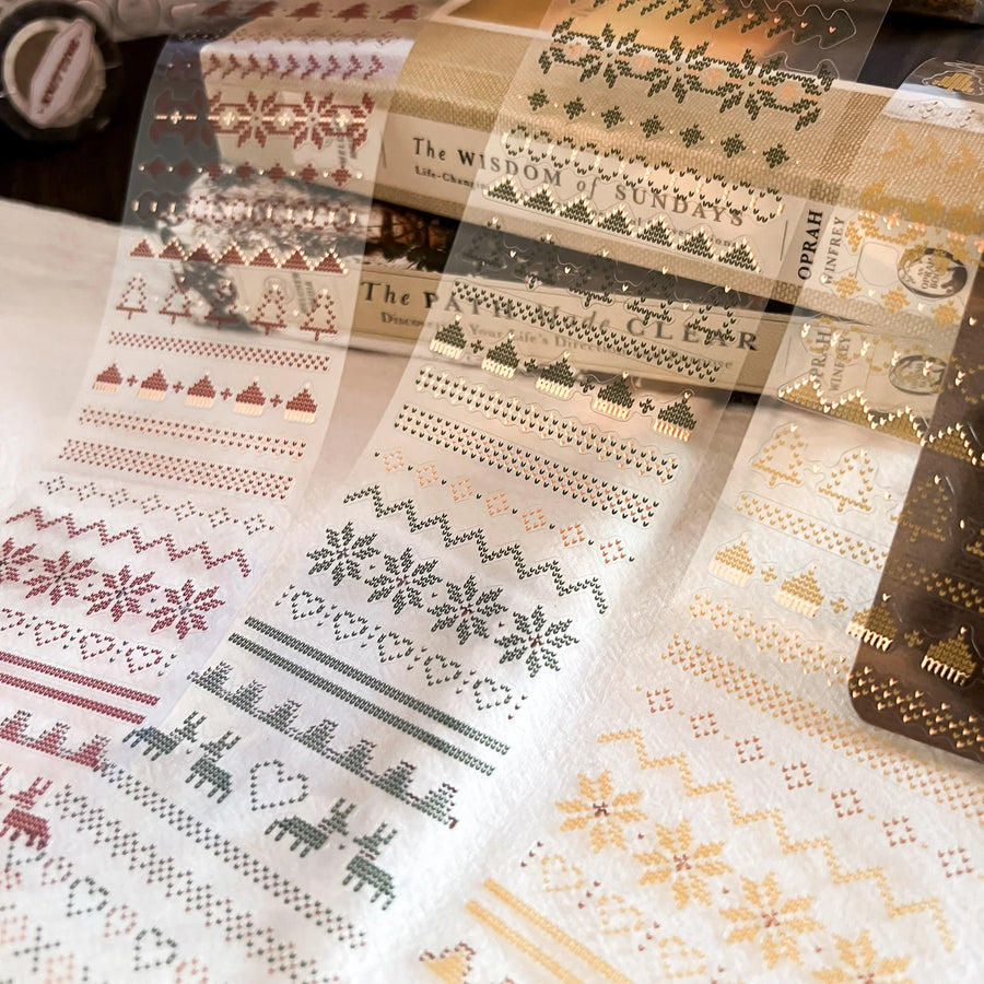 Jr.Journal Knitting Rose Gold Kiss-cut Tape