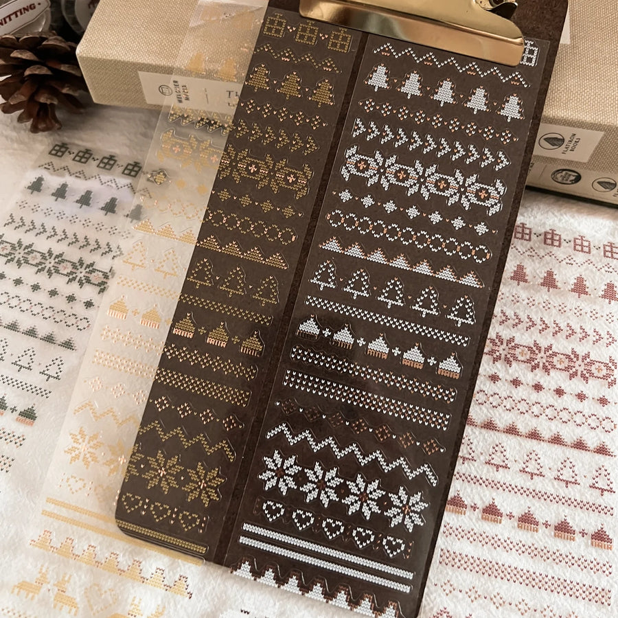 Jr.Journal Knitting Rose Gold Kiss-cut Tape