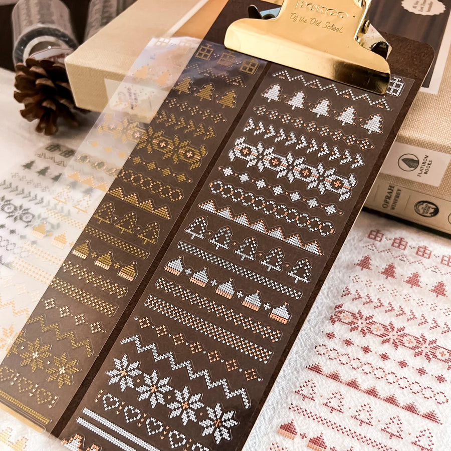 Jr.Journal Knitting Rose Gold Kiss-cut Tape