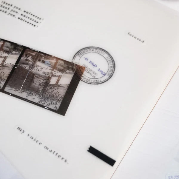 Jr.Journal Expired Visa Stamp Tape Sticker Roll