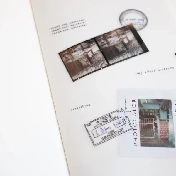 Jr.Journal Expired Visa Stamp Tape Sticker Roll