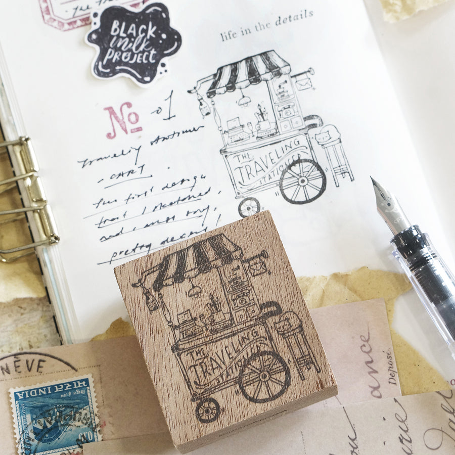 Black Milk Project Traveling Stationer Rubber Stamp