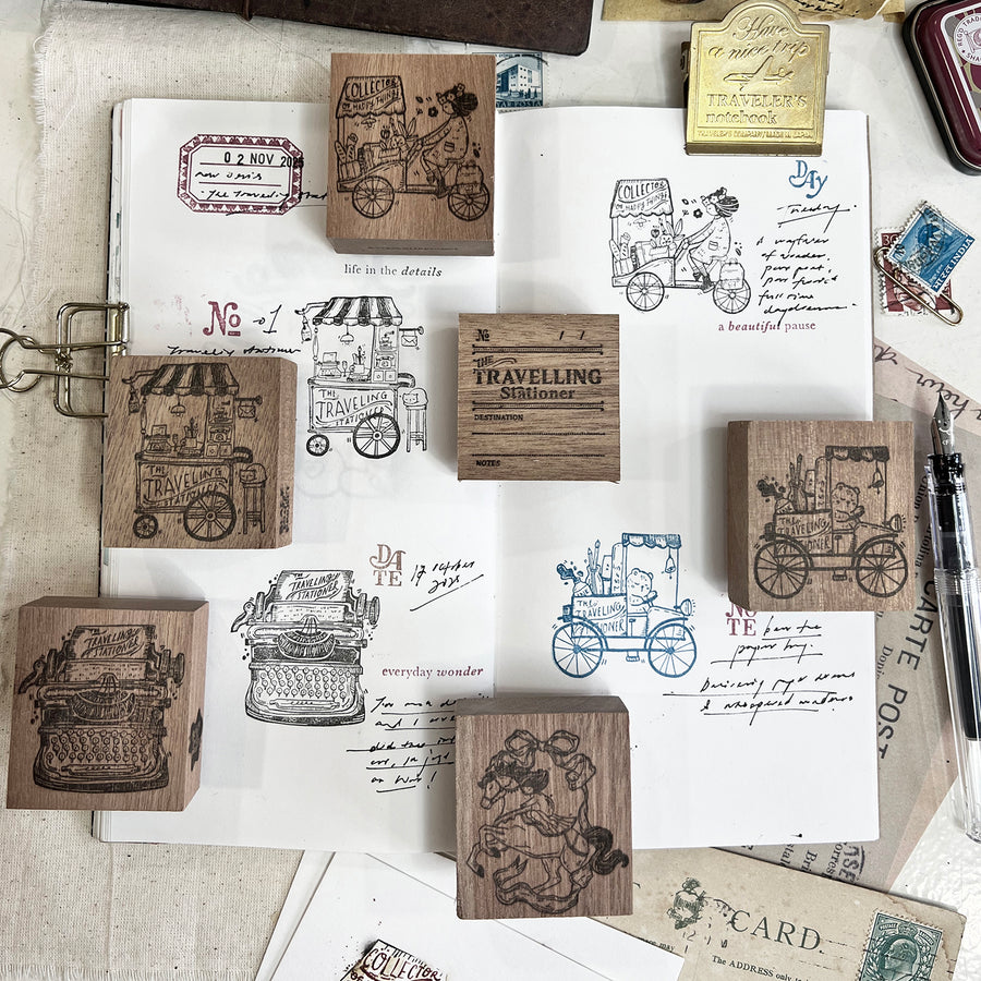 Black Milk Project Traveling Stationer Rubber Stamp