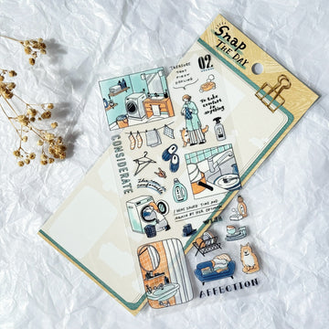 Mind Wave Snap The Day Sticker - Soft Moments at Home