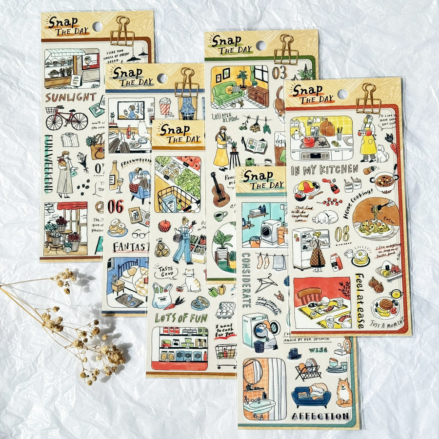 Mind Wave Snap The Day Sticker - Grocery Joy