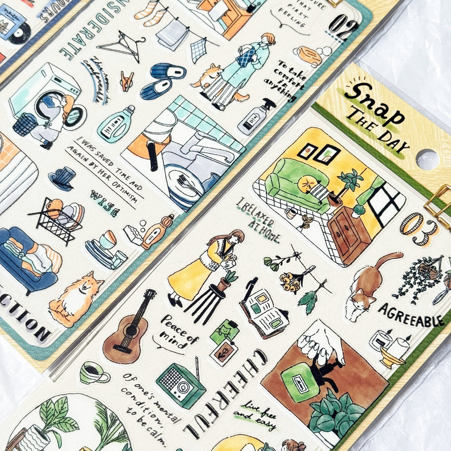 Mind Wave Snap The Day Sticker - Peaceful Green Hours
