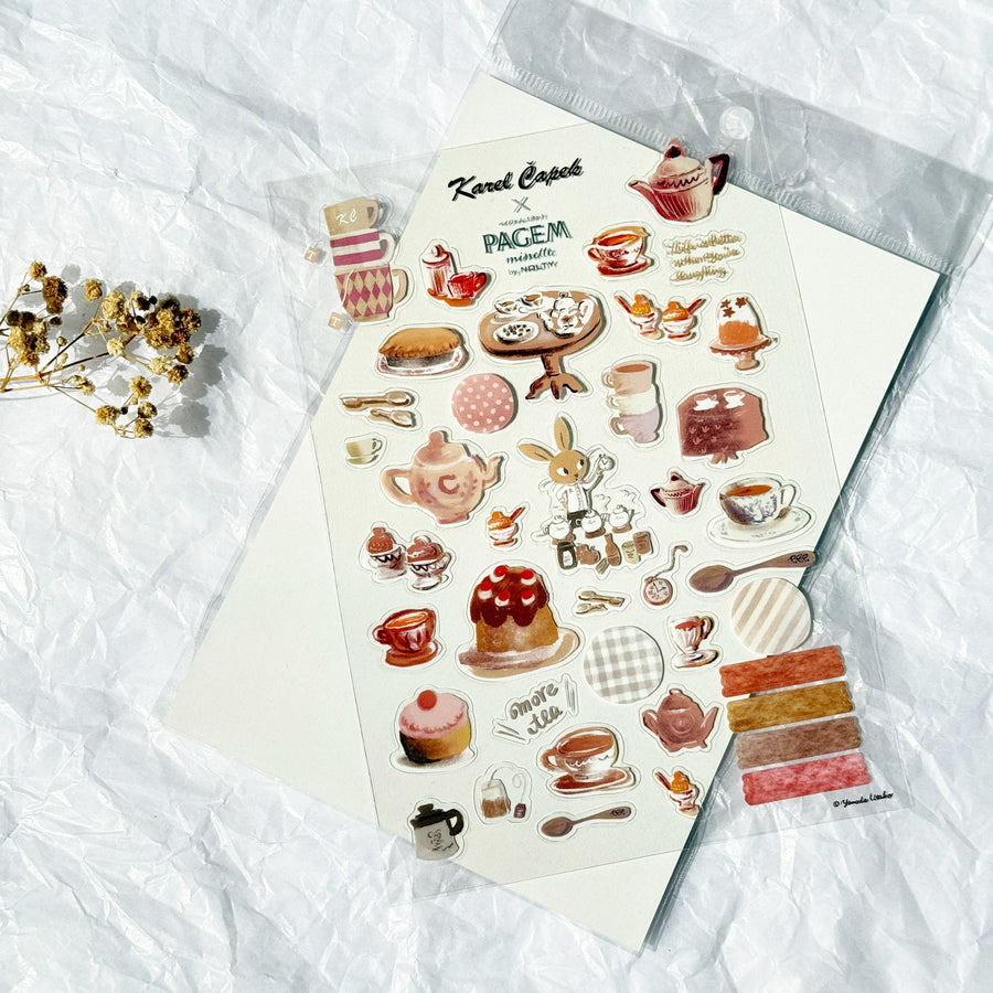 PAGEM by NOLTY x Karel Čapek Sticker - high tea