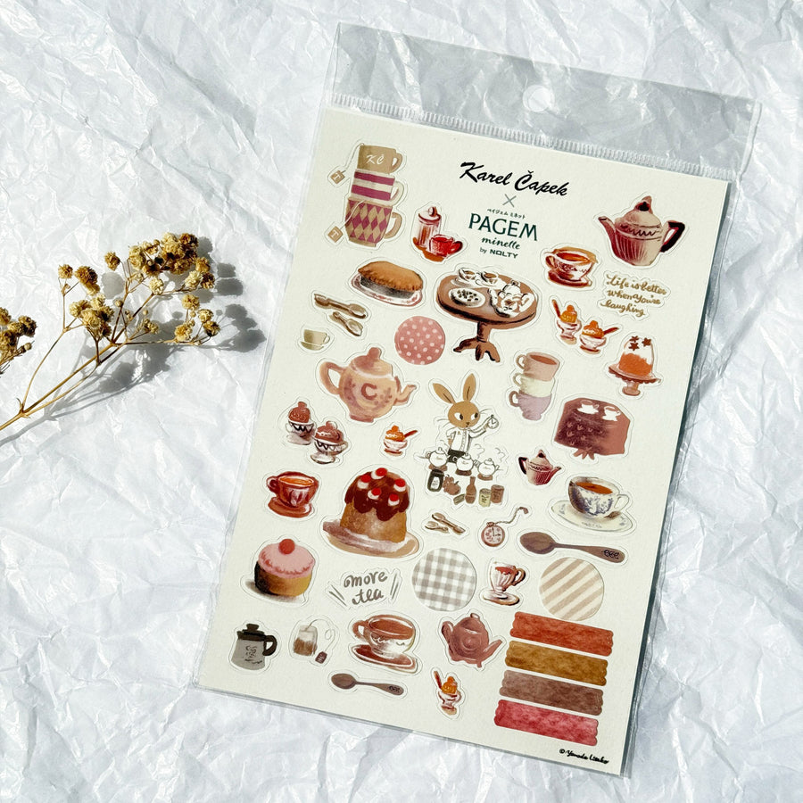PAGEM by NOLTY x Karel Čapek Sticker - high tea