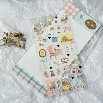 Mind Wave Doudou Sticker - Sweet Bunny Time