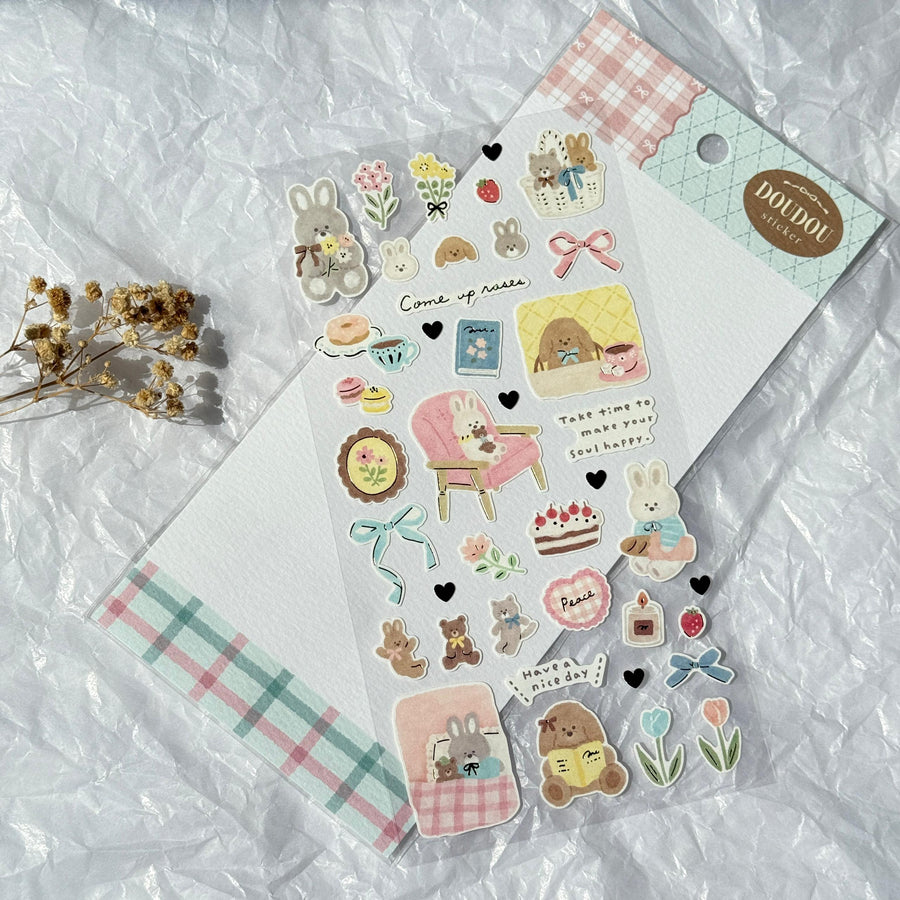 Mind Wave Doudou Sticker - Sweet Bunny Time