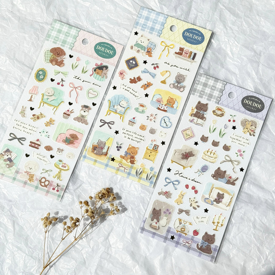 Mind Wave Doudou Sticker - Quiet Moments