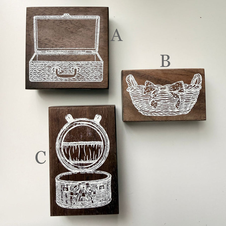 Journal pages rubber stamps - Woven Whispers